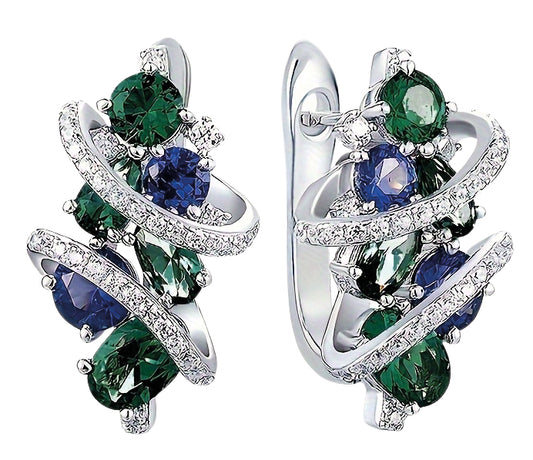 Boucles d'oreilles Spirale Éclat
