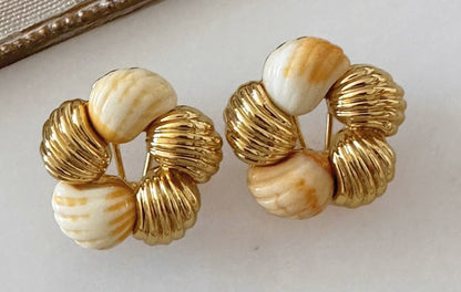 Boucles d’Oreilles Éclat Coquillage