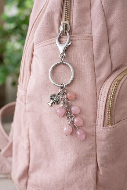 Porte-clés en pierres naturelles