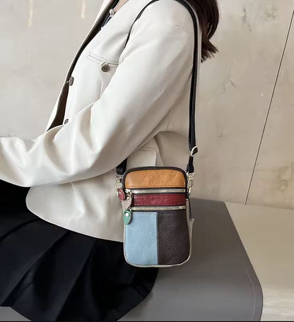Sac bandoulière chic en cuir