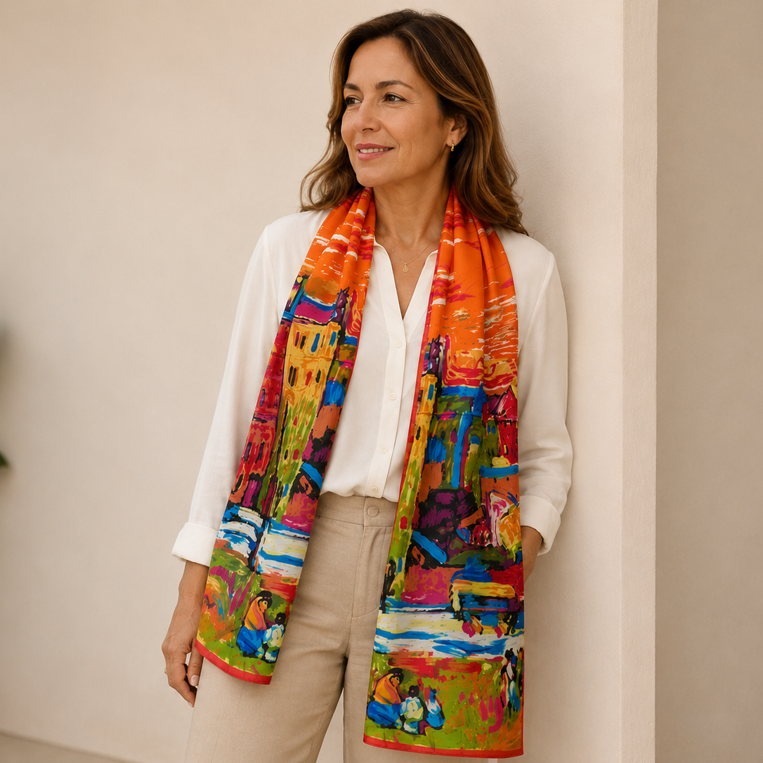Étole « Couleurs d’Art »