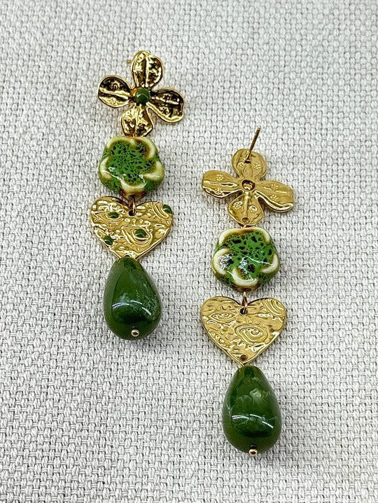 BOUCLES D’OREILLES JARDIN PRÉCIEUX