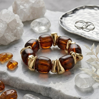 Bracelet amber glow