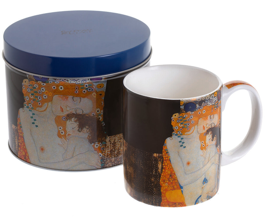 Set Mug Gustav Klimt + boîte métallique