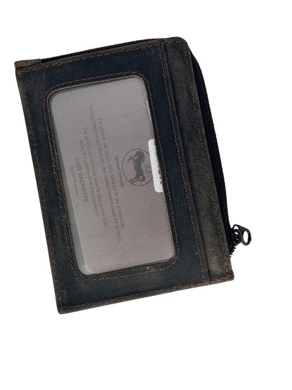 Porte-cartes en cuir