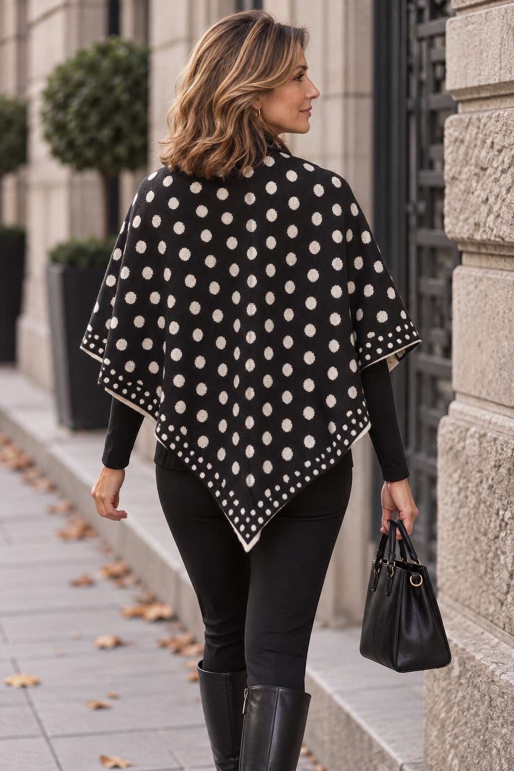 Poncho à Pois