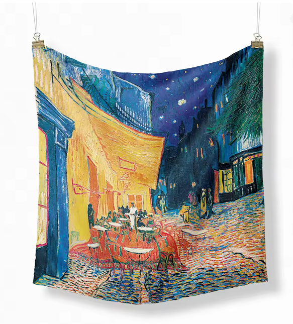 Foulard « Terrasse de Café la Nuit »