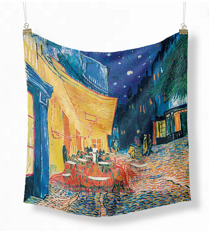 Foulard « Terrasse de Café la Nuit »