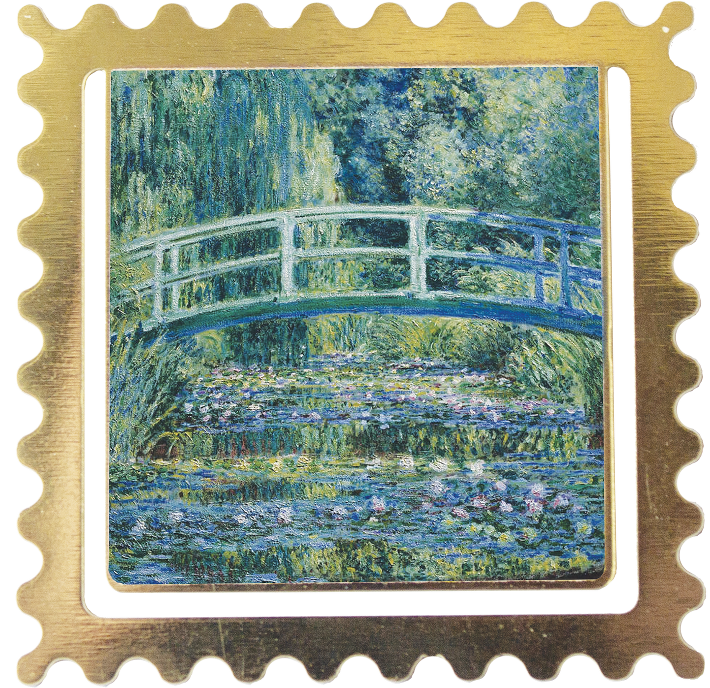 "Marque-page « Le Pont Japonais » de Claude Monet"