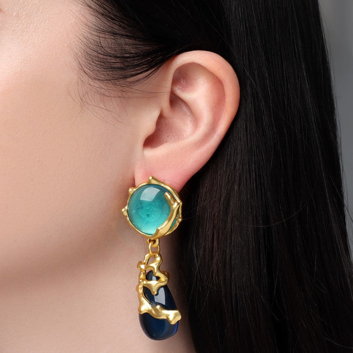 Boucles d'Oreilles Mer du Sud