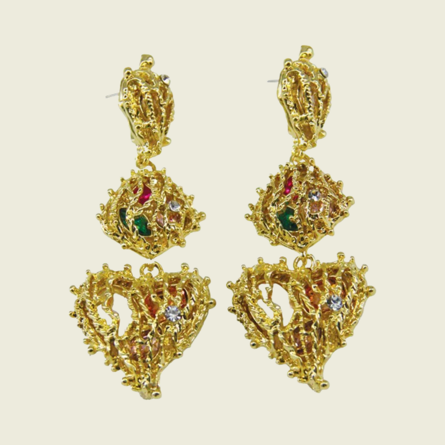 Boucles d'Oreilles Baroques