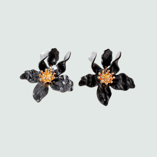 Boucles d’Oreilles Gauguin - Noir