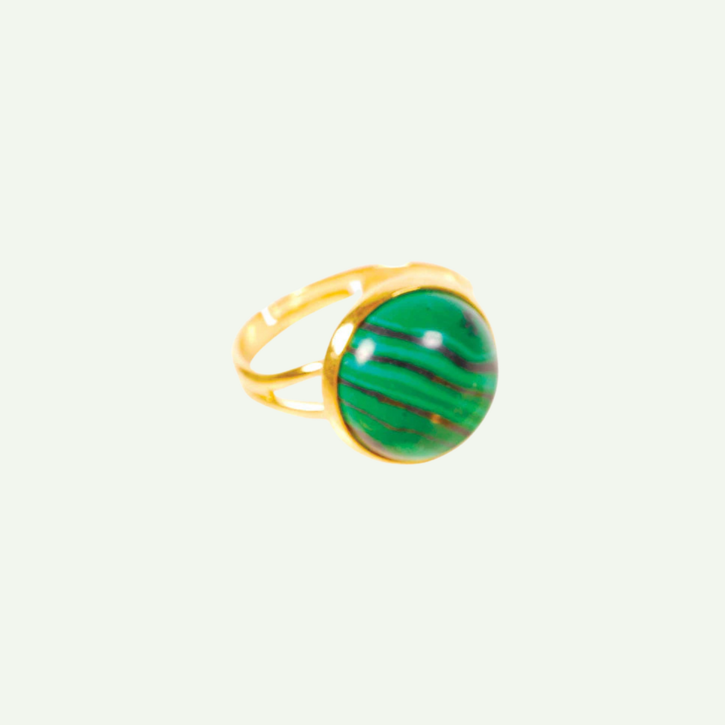 Bague Précieuse - Malachite