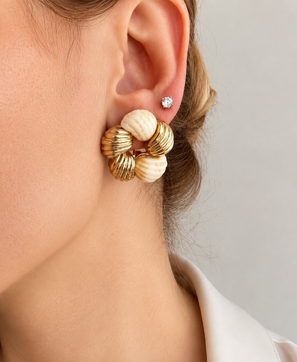 Boucles d’Oreilles Éclat Coquillage