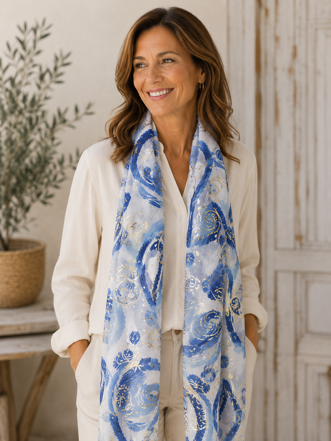 Grand Foulard "Hippie katmandou"
