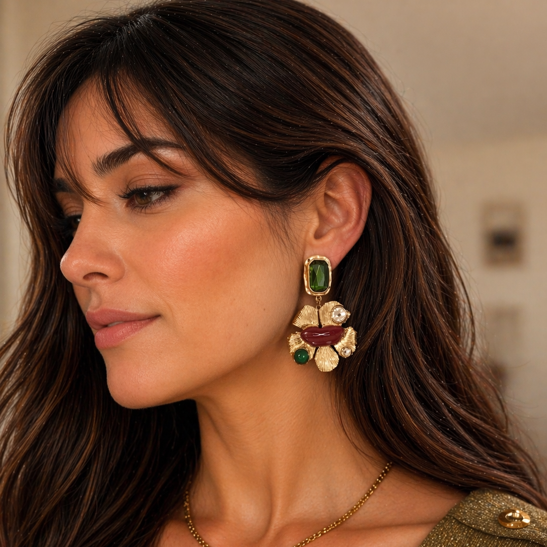 Boucles d'oreilles Jardin du Désir