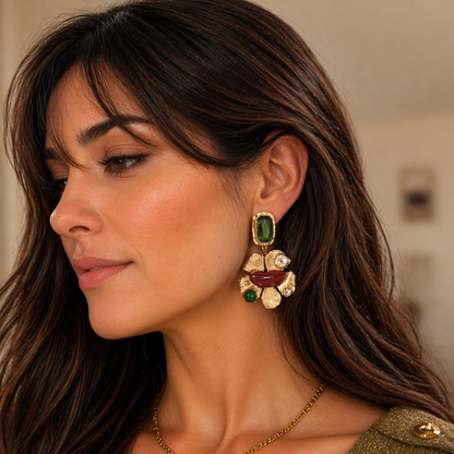 Boucles d'oreilles Jardin du Désir