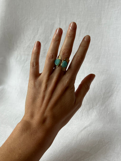 Bague Amazonite