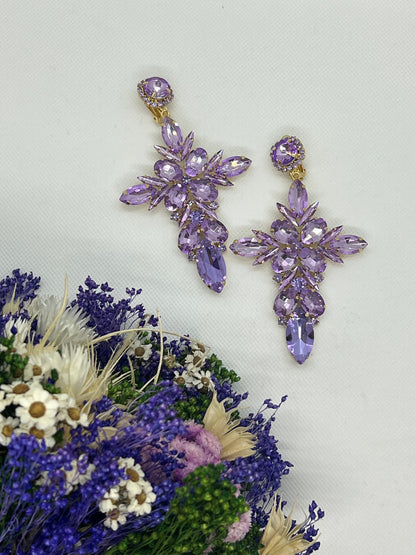 Boucles d'Oreilles Améthyste