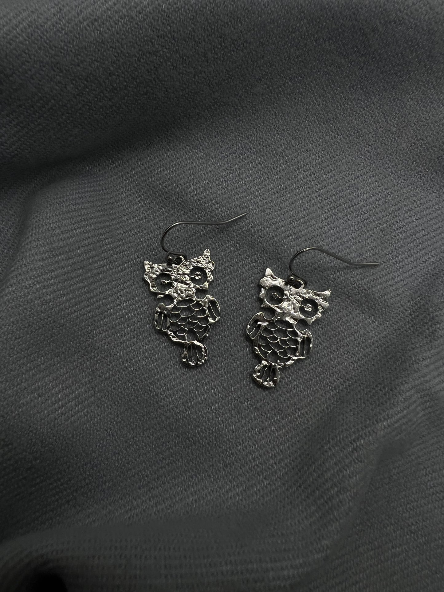 Boucles d'Oreilles Hibou