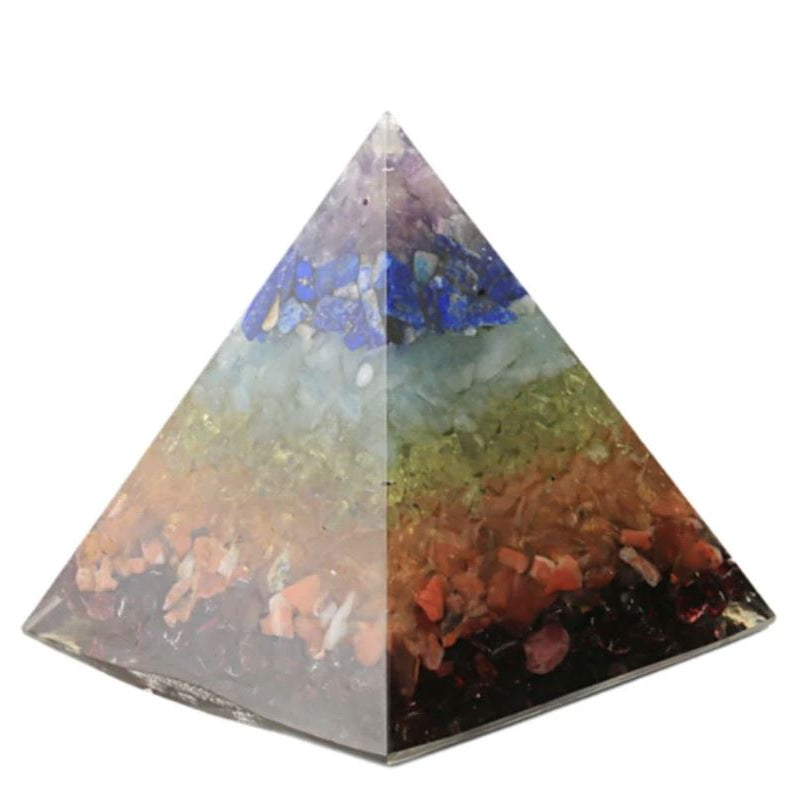 Pyramide Orgonite 7 chakras