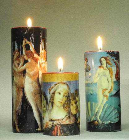 Lot de 3 Bougeoirs Botticelli