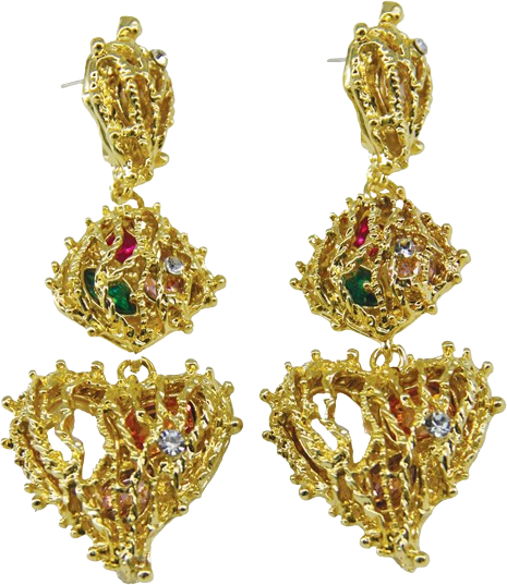 Boucles d'Oreilles Baroques