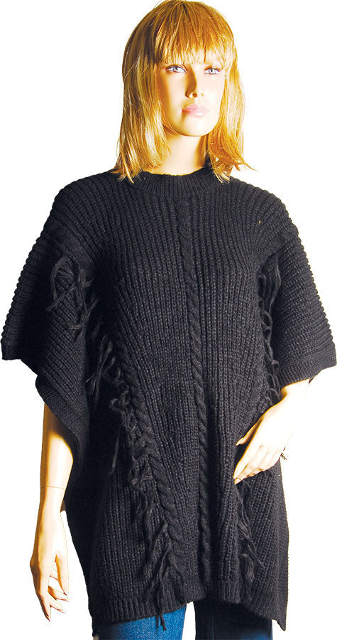 Poncho Hippie - Noir