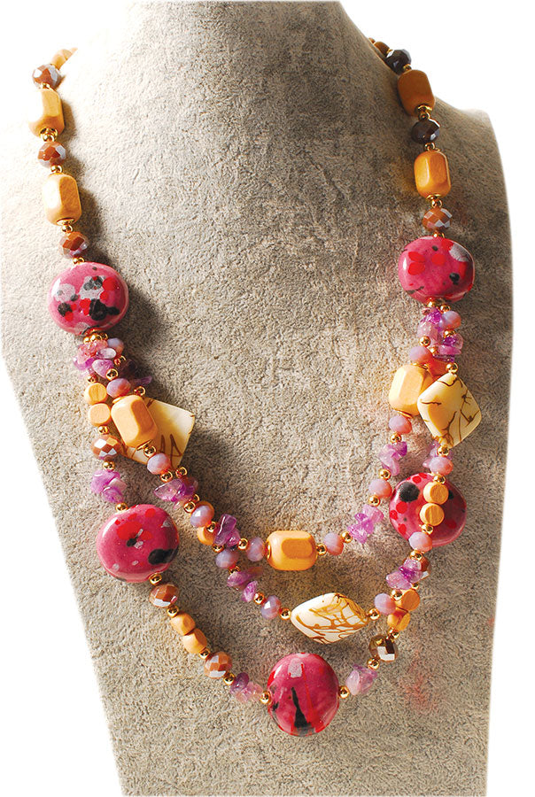 Collier d'artiste  Améthyste